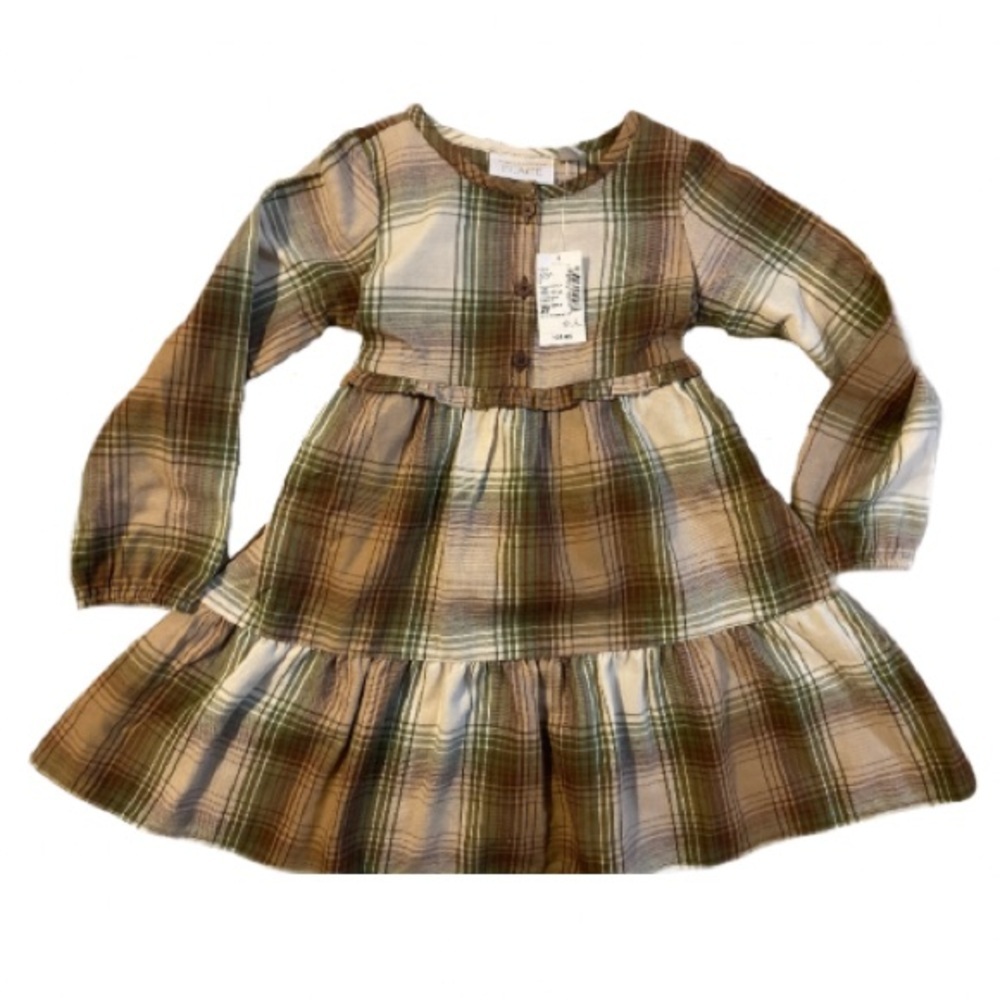 NWT Plaid Dress 4T